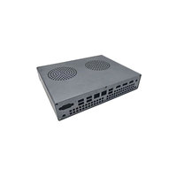 Boîtier PC industriel Mini ITX en aluminium avec fenêtre latérale, personnalisable OEM/ODM, fourni directement par l'usine Domify