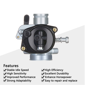 Carburateur Dellorto MBK <span class=keywords><strong>Booster</strong></span> PHVA 17 17,5 mm à starter manuel en stock pour moteur 2 temps <span class=keywords><strong>50cc</strong></span> 80cc <span class=keywords><strong>Scooter</strong></span> Cyclomoteur - Product Image 5