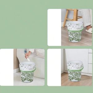 ถุงขยะแบบมีเชือกผูกขนาดกลาง ฮัวหม่าเหิงชุน ทนทานต่อการฉีกขาด เหมาะสำหรับใช้ในบ้าน ห้องครัว ห้องน้ำ - Product Image 5