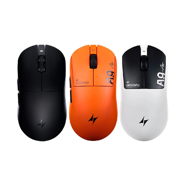 New Atk Dragonfly A9 Air Lightweight Wireless Gaming Mouse Tri-Mode  Gaming Mouse RGB Lighting Gaming Mouse