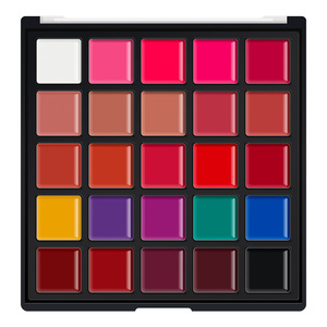 พาเลทลิปสติก 25 สี ลิปสติกเนื้อนู้ดชุ่มชื้นสูง ลิปกลอสเนื้อครีมแมตต์ กันน้ำ แต่งแต้มริมฝีปาก - Product Image 3