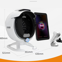 Máquina de Análisis de Piel con IA, Espejo Mágico, Escáner Facial con Cámara Espacial, Detección de Humedad de la Piel para una Mayor Longevidad Cutánea