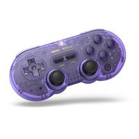 Control de Juego Inalámbrico Multiplataforma Transparente 8bitdo SN30 Pro Edición Especial Retro