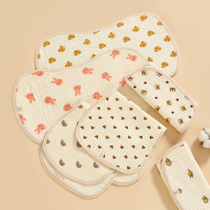 ผ้าพันคอกันเปื้อนแฟชั่นแบบใหม่ผ้ากันเปื้อนสำหรับเรอผ้าฝ้ายออร์แกนิกสำหรับเด็กทารกผ้าเรอแบบใช้แล้วทิ้งสำหรับเด็กทารก - Product Image 1