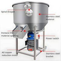 Petite machine à fabriquer de l'aliment pour volailles à usage domestique, mélangeur d'aliments pour animaux, moulin à aliments pour volailles et mélangeur
