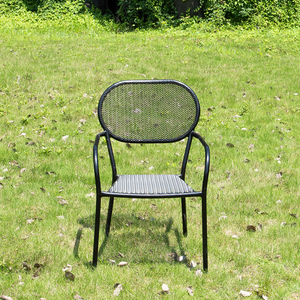 Silla de comedor de Patio negra aluminio fundido <span class=keywords><strong>2023</strong></span> gran oferta uso moderno al aire libre <span class=keywords><strong>para</strong></span> jardín playa Camping malla juego de mesa de comedor de hierro 500 - Product Image 3