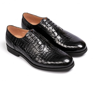 High-quality Men Formal Dress Shoes Casual and Elegant Style Fashionable Lacing Design <b>Pointed</b> Toe Anti-slip Men Leather Shoes - Product Image 2
