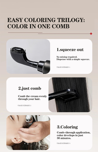 Kit <span class=keywords><strong>de</strong></span> teinture capillaire professionnelle VOJO en gros, livré avec un pinceau, ne tache pas votre peau pour une retouche précise des racines, application facile - Product Image 6