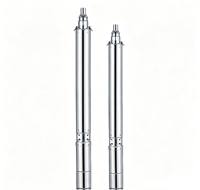 Pompe à eau submersible pour puits profond 90QJ2 SS, haute pression 170m, sortie 1 pouce, débit 2m³/h, 380V, pour irrigation agricole et usage domestique
