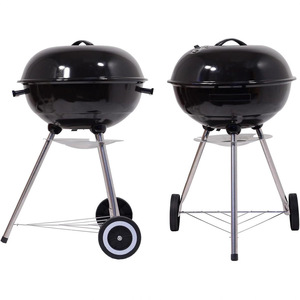 Parrilla de barbacoa de camping de carbón de forma redonda portátil de diseño Popular para exteriores - Product Image 4