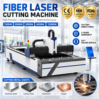 Machine de découpe au laser à fibre haute puissance, machine de découpe au laser CNC pour la fabrication de tôles en acier