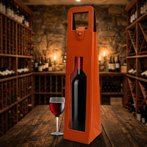 Meilleures ventes : Housse isotherme élégante pour bouteille de vin en similicuir végétalien, légère, imperméable, 3L, idéale pour les fêtes - Product Image 3