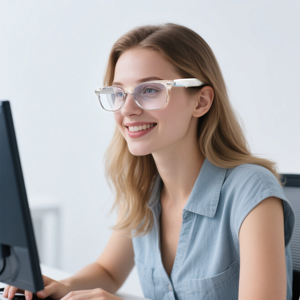 Lunettes de traduction intelligentes IA pour réunions d'affaires et voyages, traduction audio en temps réel - Product Image 5