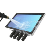 Monitor de Pantalla Táctil de Acero Inoxidable IP69K 304/314/316/PC Todo en Uno J6412/J1900/I3/I5/I7, Diseño sin Ventilador, Totalmente Resistente al Agua