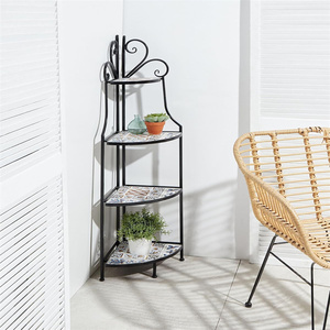 Étagère de rangement multicouche en carreaux de céramique mosaïques, style européen et américain, pour jardin, balcon, petite taverne, <span class=keywords><strong>café</strong></span> - Product Image 1