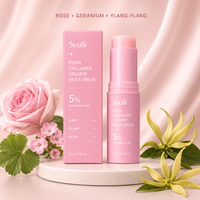 Baume multi-usages hydratant au collagène PDRN Syulli pour le visage, base de maquillage, soin pour peaux sèches, stick hydratant réparateur pour le cou
