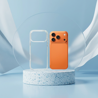 Coque de téléphone portable transparente personnalisée, antichoc, HD, transparente, pour iPhone 12 13 14 15 16 17 Air Pro Max