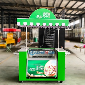 Chariots, remorques, camions et chariots de vente ambulante personnalisables pour la vente de nourriture, de crème glacée, de gelato et de café, y compris chariots à crème glacée commerciaux à propulsion manuelle sur vélo - Product Image 5