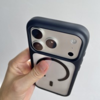 Coque de téléphone magnétique transparente OEM/ODM pour iPhone 18 Pro Max 17, anti-chute avec découpes précises des boutons, approvisionnement en gros pour les détaillants
