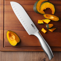 Ensemble de couteaux de cuisine professionnel en acier inoxydable de 15 pièces ensemble de couteaux de cuisine avec bloc de couteaux en bois d'acacia optimal pour un usage domestique
