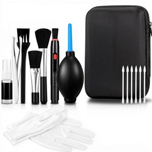 Kit de Limpieza de Lentes de Cámara, Kit de Limpieza de Sensor para Cámaras DSLR <span class=keywords><strong>Canon</strong></span>, Sony, Nikon, Incluye Lente - Product Image 1