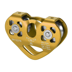 Polea <span class=keywords><strong>de</strong></span> doble rodamiento <span class=keywords><strong>de</strong></span> aleación <span class=keywords><strong>de</strong></span> aluminio portátil <span class=keywords><strong>de</strong></span> 30KN, diseño en forma <span class=keywords><strong>de</strong></span> corazón para teleférico <span class=keywords><strong>de</strong></span> gran altitud para acampar, senderismo, jungla - Product Image 5