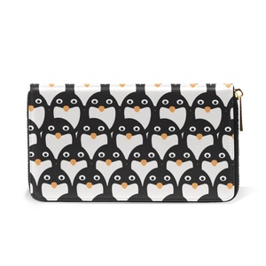 Portefeuille long en cuir pour femme, personnalisable avec logo, plusieurs couleurs, moins cher, en gros, à vendre - Product Image 2