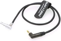 Câble audio Alvin's Cables, type auxiliaire ARRI Alexa Mini Camera, angle droit, 5 broches mâle, 3,5 mm TRS, 20 pouces, LW005TR50, scellé