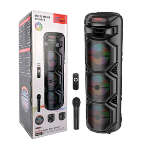 SING-E zqs8301 2025 Hot Sản phẩm bán chạy loa bên hộp <span class=keywords><strong>Bluetooth</strong></span> với ánh sáng đầy màu sắc xách tay 8 "Loa ngoài trời - Product Image 1