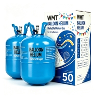 Tanque de Aire para Globos de 7L con Válvula de Seguridad, para Globos de Látex y de Aluminio, Infla 30 Globos de Látex de 9 Pulgadas