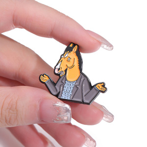 Animazioni USA simpatiche spille smaltate per cavalli divertenti spilla BoJack Horseman - Product Image 2