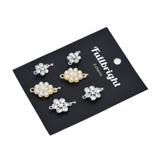 Carte d'emballage de bijoux bon marché en papier suspendu de luxe personnalisée découpée à l'emporte-pièce collier et bracelet boucle d'oreille carte d'affichage en carton pour bijoux - Product Image 1