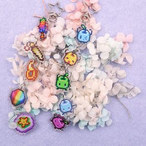 Porte-clés personnalisé en résine époxy transparente avec impression, design mignon, breloque en acrylique, cadeaux, porte-clés en acrylique à thème anime - Product Image 4