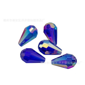 Chaozhou Teardrop Acrylic Beads Green 10mm For <b>Bracelet</b> Making Jewelry Components - Product Image 5