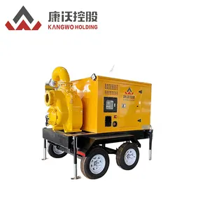 Bốn bánh xe đất nông nghiệp chữa cháy di động DIESEL Máy bơm nước