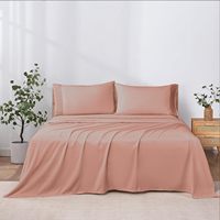 Ensemble de draps en microfibre douce avec dentelle au crochet, drap-housse à poches profondes, drap plat, taies d'oreiller, luxueux, respirant, infroissable