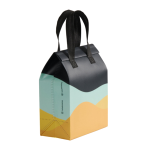 Sac isotherme de grande taille de haute qualité, non tissé, jetable, thermique, avec fermeture autocollante pour le stockage des aliments de pique-nique - Product Image 1