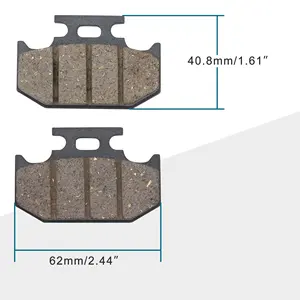 GOOFIT Motorcycle Brake Pads 1 Pair Brakes System Replacement For S555 Suzuki Eye