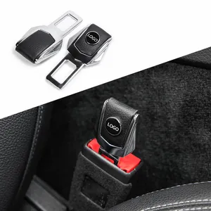 Metal Car Safety Seat Belt Buckle Clip Universal Safety Belt Metal Extension Buckle