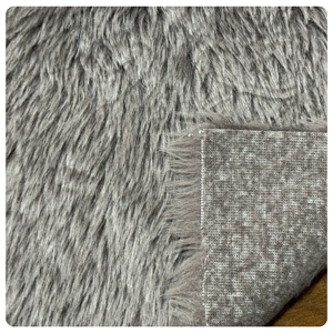 Vải dệt kim giả lông thỏ 100% polyester ấm áp và thân thiện, dùng cho quần áo thú cưng mùa đông, đồ chơi nhồi bông, gối sang trọng, trang trí nhà cửa - Product Image 2