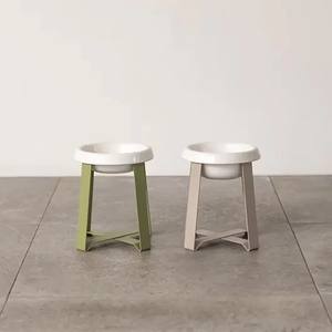 Adjustable XL Pottery Pet Feeder <b>Bowl</b> Eco-Friendly Durable Portable Accessory for Dog and <b>Cat</b> Food Supply Pecolo - Product Image 5