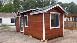 Villa Prefabricada de Madera Estilo Maldivas Modernas, Cabaña Modular de <span class=keywords><strong>Playa</strong></span> con Ventanas Grandes para Resort y <span class=keywords><strong>Alquiler</strong></span> Vacacional - Product Image 3