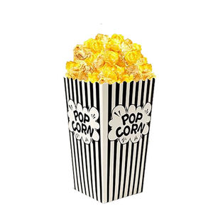 Wholesale Printed Color Disposable Theater Party <b>Snack</b> Package Food Grade Kraft Paper Popcorn Bucket <b>Box</b> Container - Product Image 6