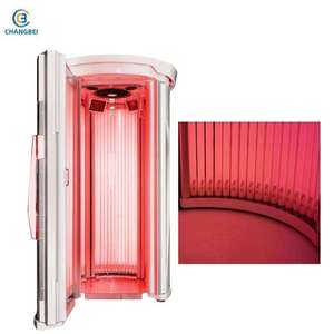 Cabina de Bronceado <span class=keywords><strong>Vertical</strong></span> Comercial CHANGBEI Modelo Rubino con Audio Integrado, Control Inteligente y Cuidado de la Piel de Cuerpo Completo - Product Image 3