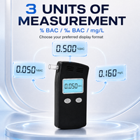 Testeur d'alcool portable, éthylotest numérique, écran LCD, alcootest haute précision, analyseur d'haleine compact pour un usage quotidien