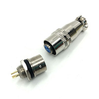 XS12 Micro Circulaire Aviation Connecteur Électrique IP65 Étanche 12mm Prise 2pin 3pin 4pin 5pin Mâle Femelle Rapide Puissance Cuivre