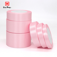 Ruban de satin stocké en gros 4 cm pas cher nouveau design large rouleau de ruban de satin pour Noël