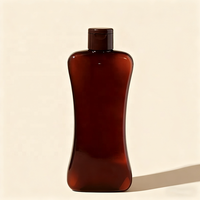 Flacon de pulvérisation de sérum d'huile de bronzage pour le visage en plastique ambre foncé de 8 oz avec pulvérisateur à brume fine 250ml flacon de pulvérisation de cheveux anti-moustiques