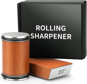 Afilador de Cuchillos Magnético Profesional con Ángulo Ajustable, Ruedas de Diamante y Cerámica para Filos Afilados como Cuchillas de Afeitar, Madera de Haya - Product Image 1