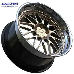 #2010P3 DEAN Custom wheels 6061-T6 3 piece forged wheel aluminum alloy 15/16/17/18/19/ 20/21/22 inch for cars modification